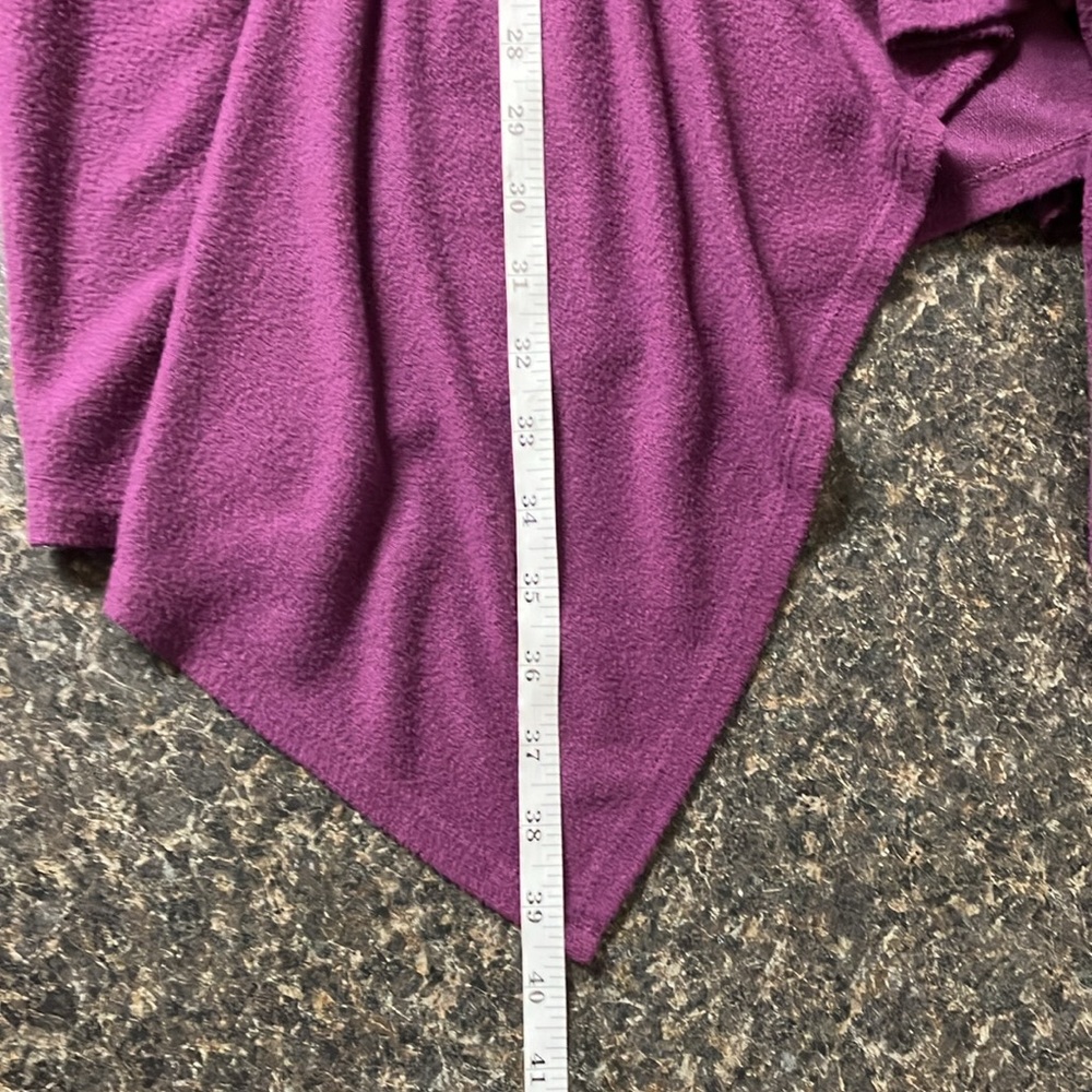 3/$15❤️ heart & crush purple soft long open cardigan sweater 3x - Picture 6 of 8